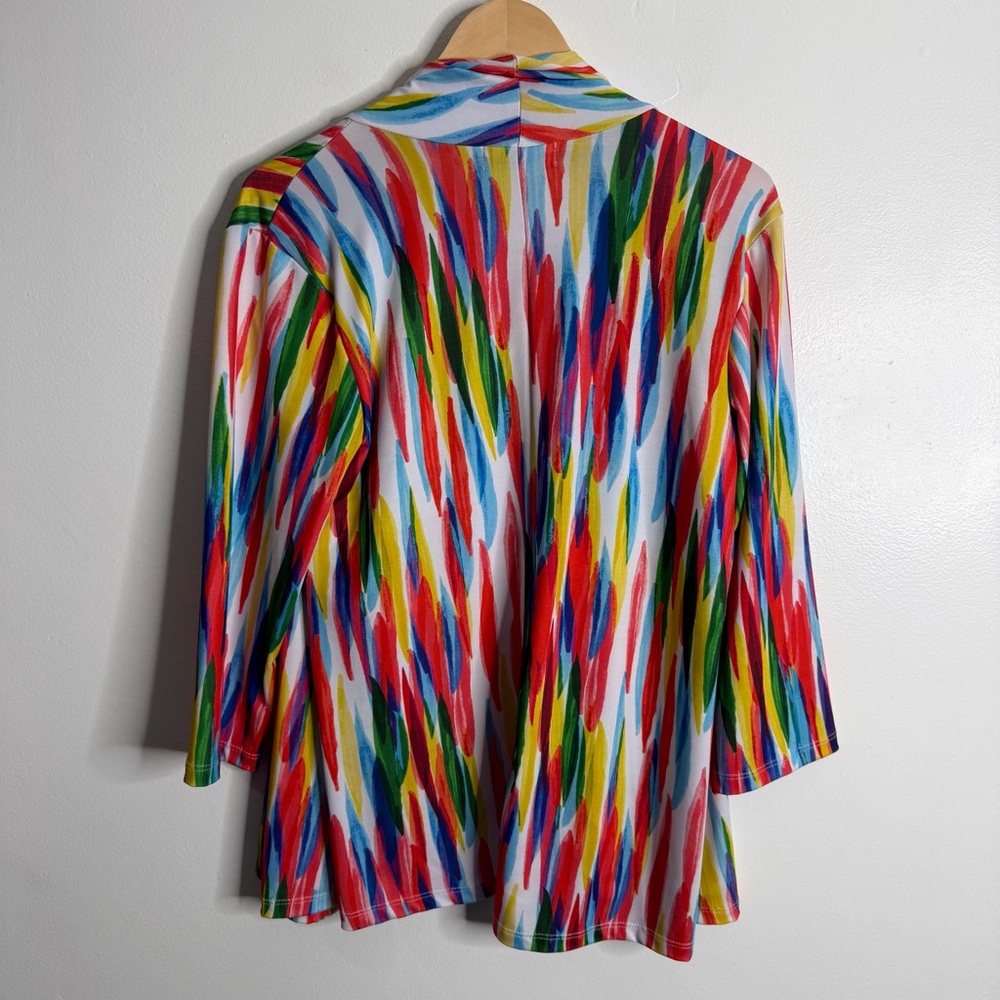 NWT Travel Elements Open Drape Front‎ Cardigan Tr… - image 2